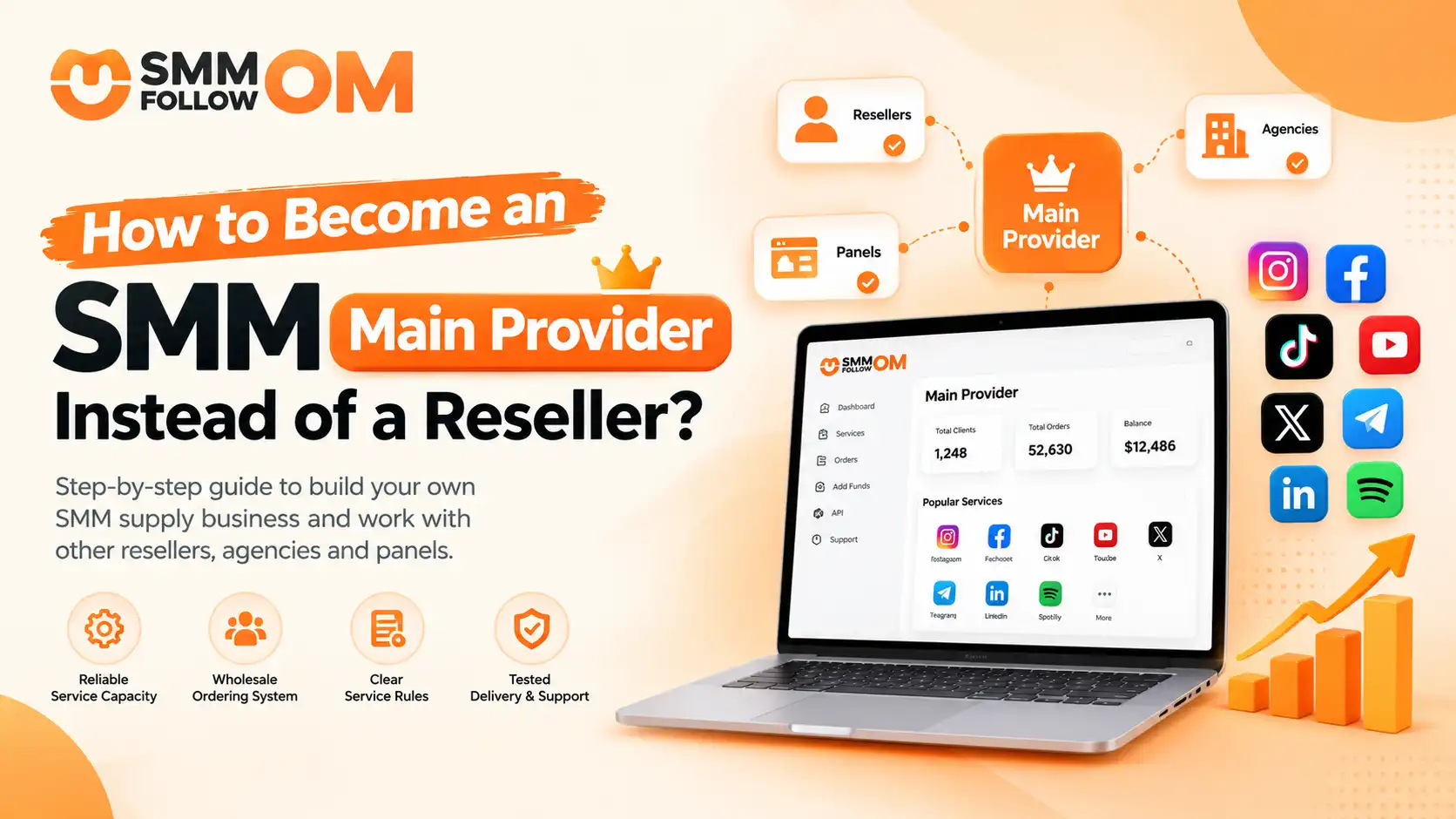 How to Become an SMM Main Provider Instead of a Reseller?
