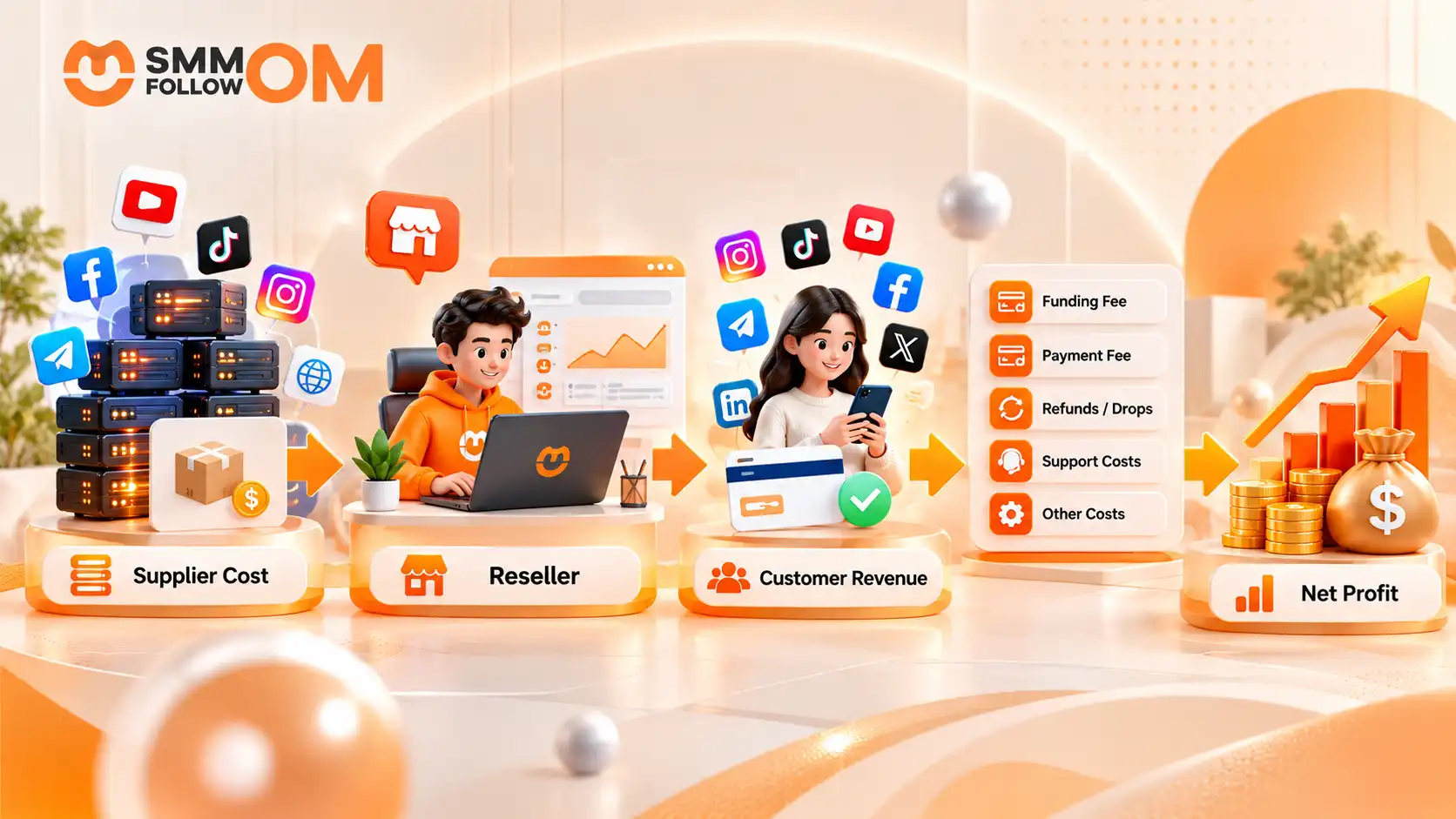 How to Calculate Profit Margins in the SMM Panel Reselling Industry?